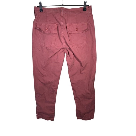 JOE'S JEANS Women's‎ Casual pants, brick red, size 27 Cargo Cotton - Picture 2 of 12